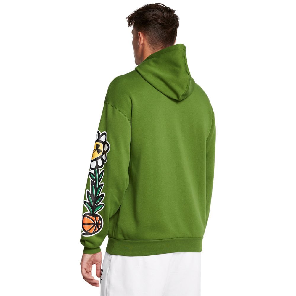Moletom Masculino Under Armour Icon Fleece Verde 3