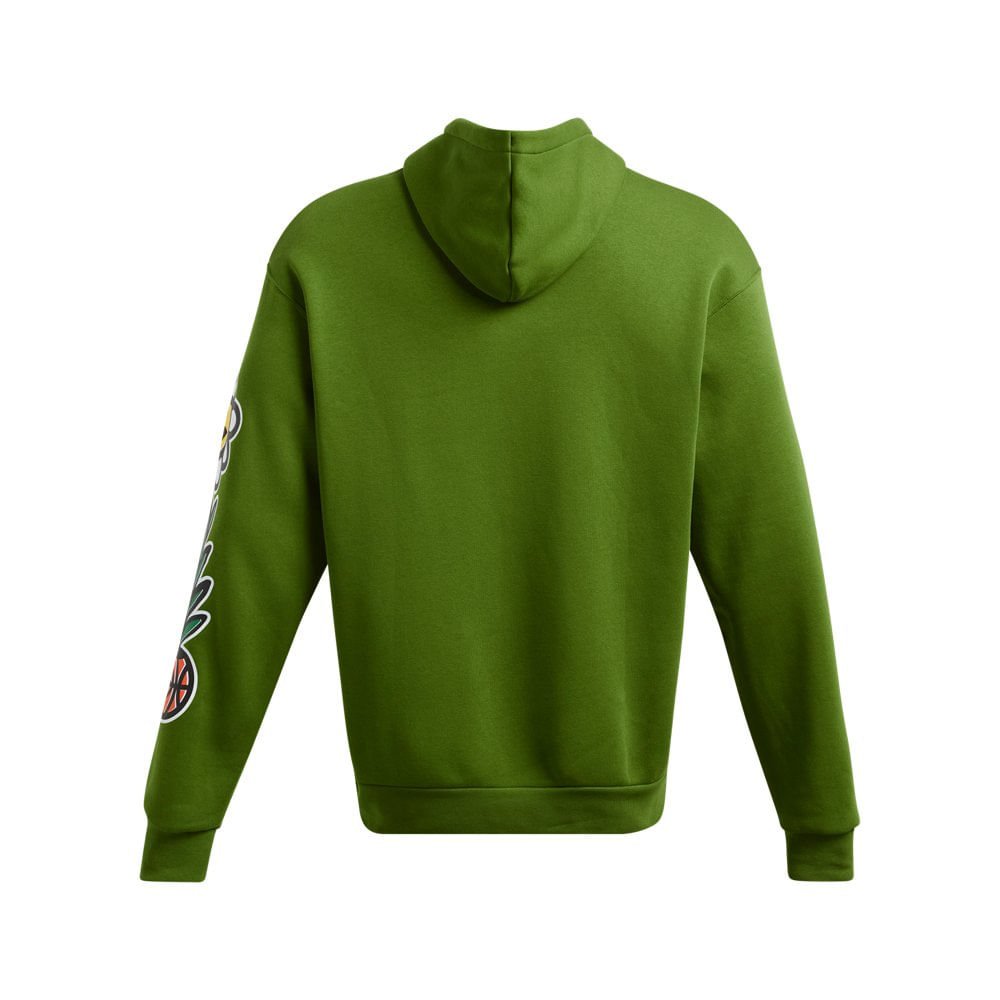 Moletom Masculino Under Armour Icon Fleece Verde 6