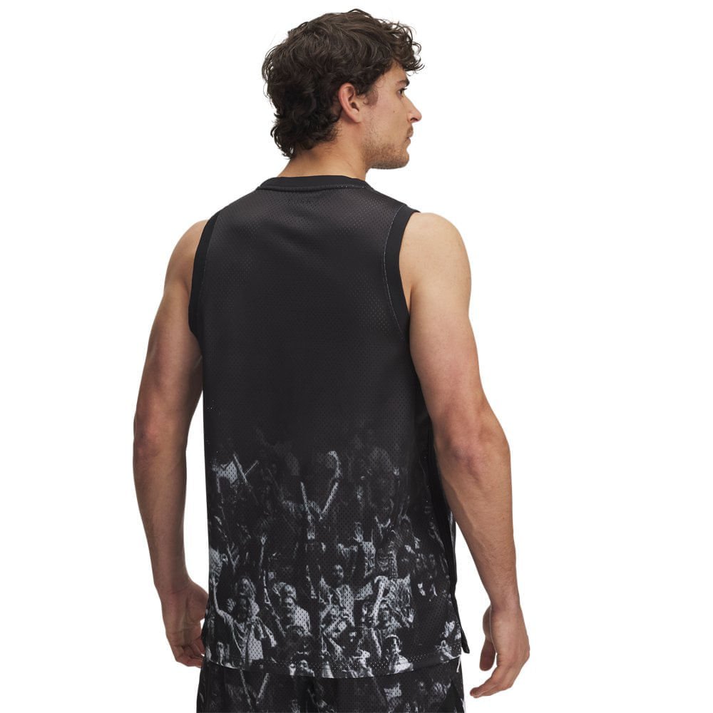 Regata Under Armour Curry Signature Masculina Preto 2