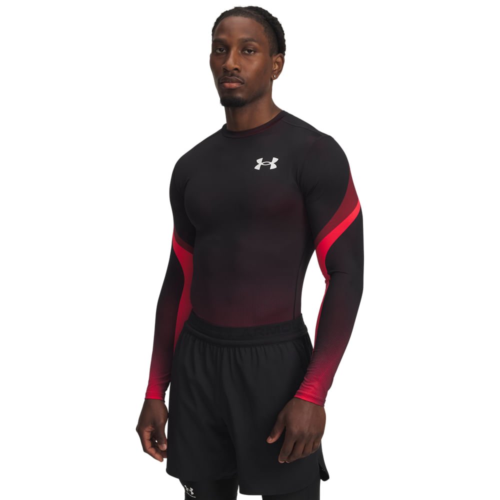 Camiseta de Treino Under Armour Heatgear Sublimated Crew Masculina