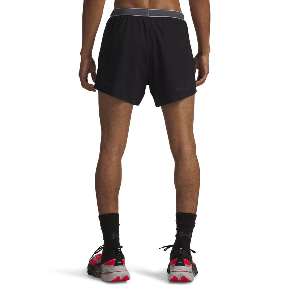 Shorts de Corrida Under Armour Halo Run Masculino Preto 3