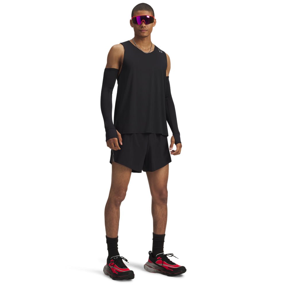 Shorts de Corrida Under Armour Halo Run Masculino Preto 4