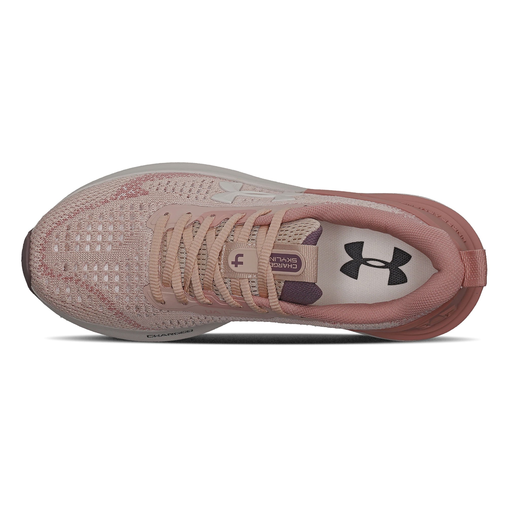 Tênis de Corrida Under Armour Charged Skyline 4 Feminino Rosa 2