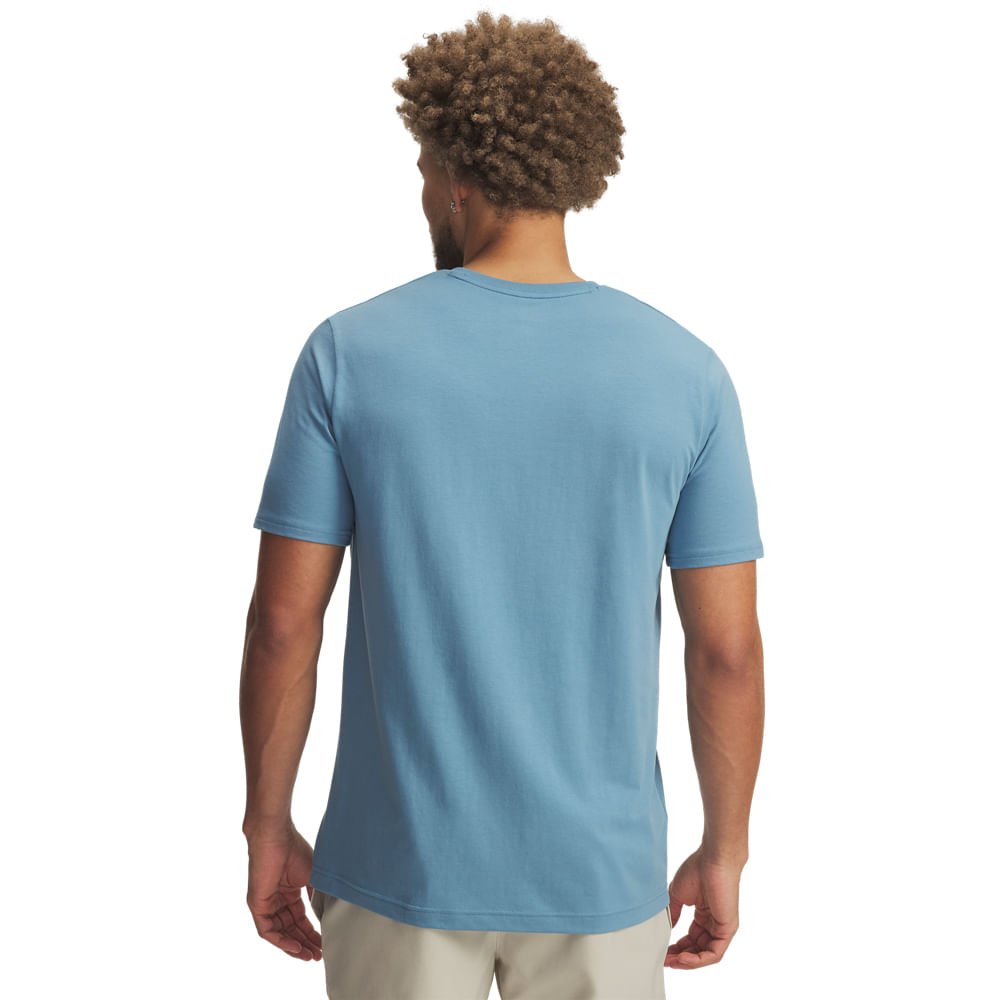 Camiseta Sportstyle Under Armour Icon Masculina Azul 2