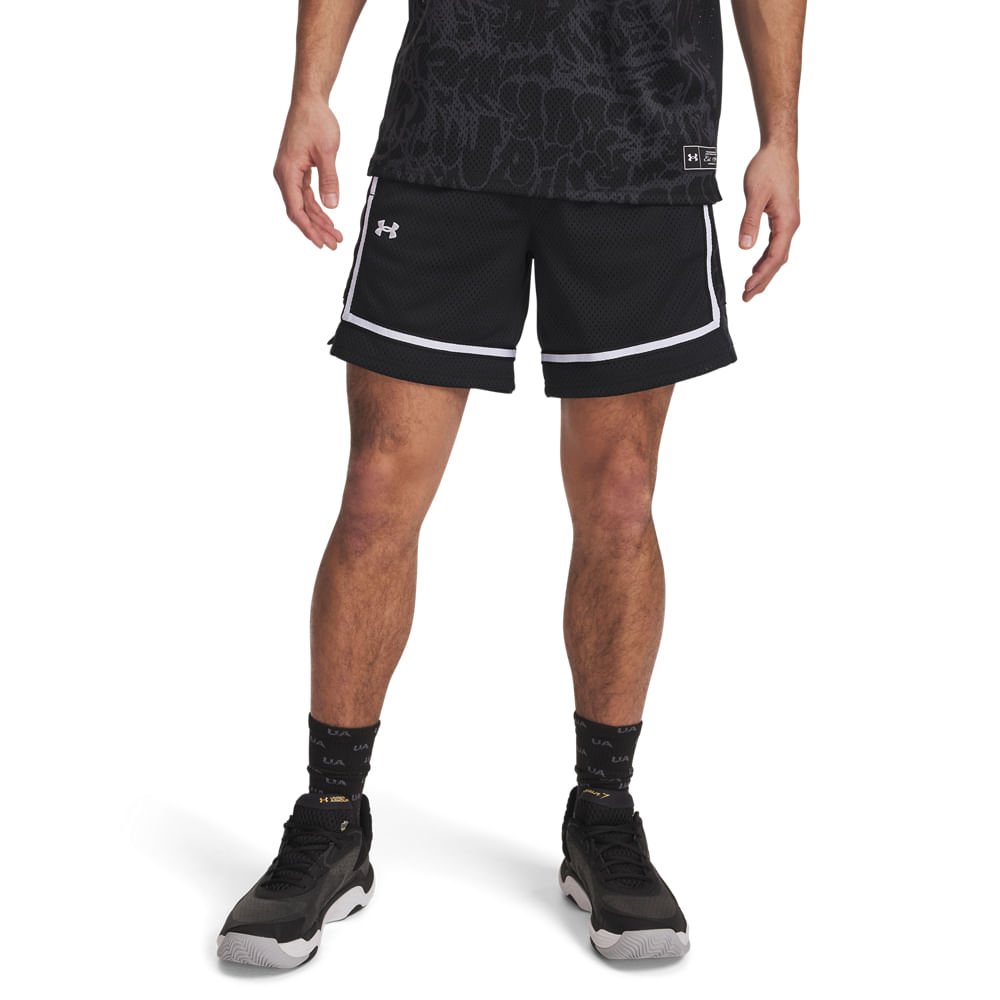 Shorts de Basquete Under Armour Zone Pro 7 Mesh Masculino