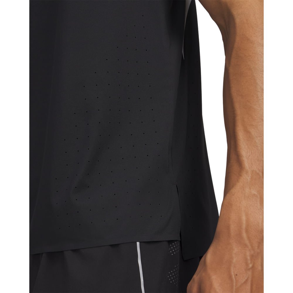 Regata de Corrida Under Armour Halo Run Tank Masculina Preto 3