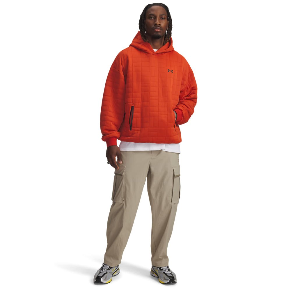 Calça Cargo Under Armour Unstoppable Woven Masculina Bege 3