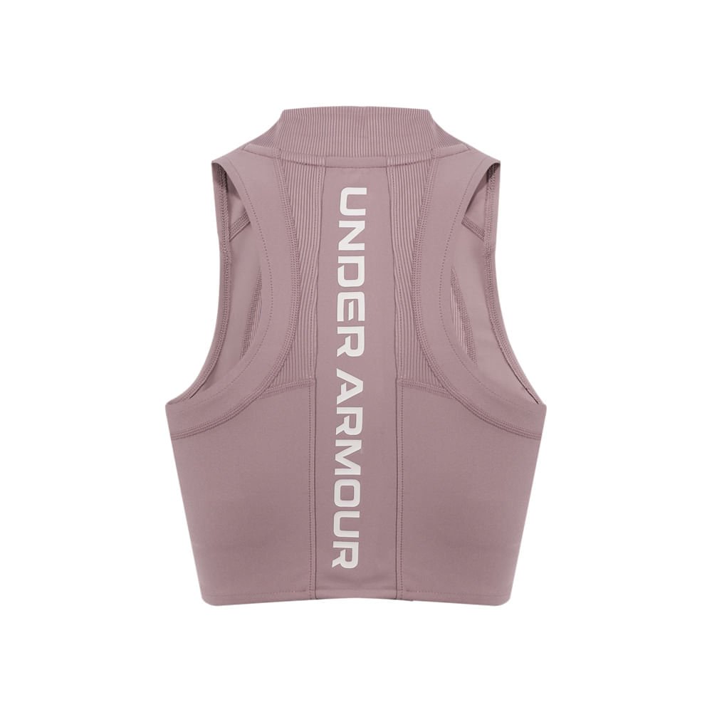 Regata de Treino Under Armour HeatGear Rib Tank Feminina Rosa 2