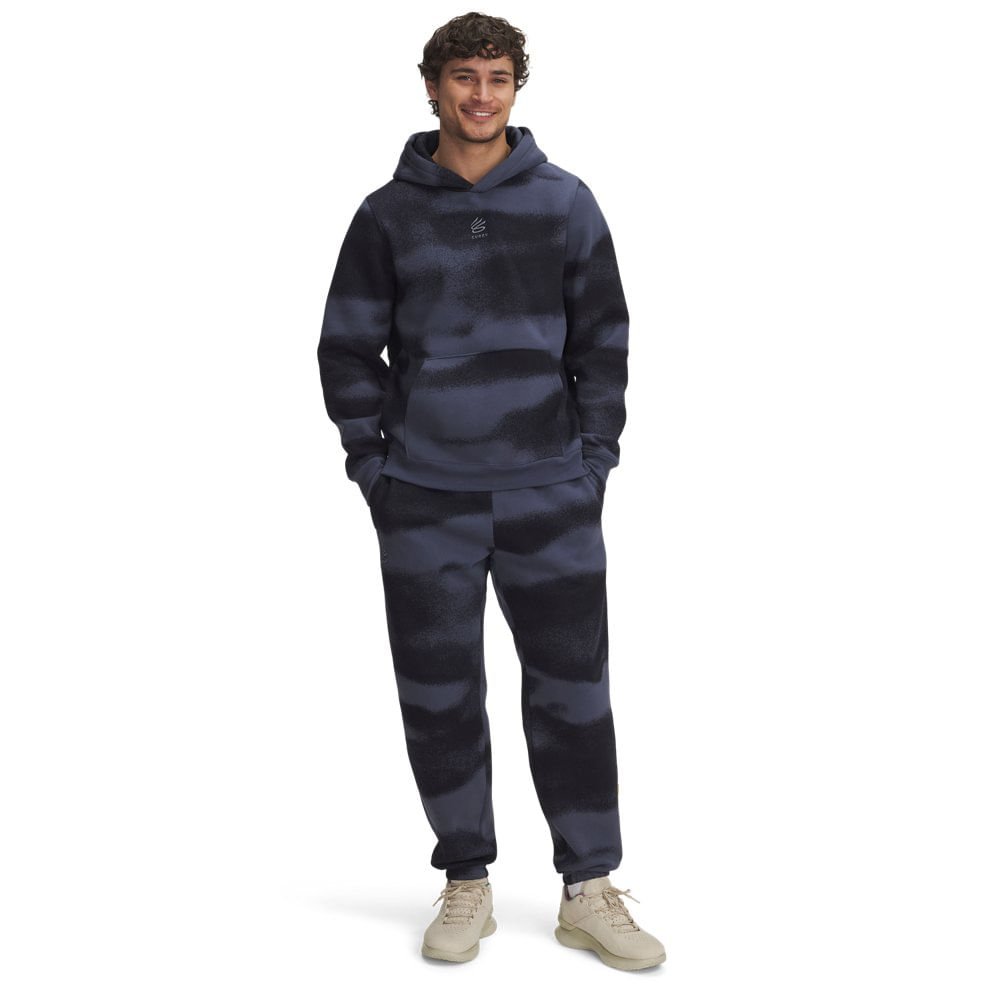 Calça de Basquete Under Armour Curry Splash Graphic Masculina Cinza 2