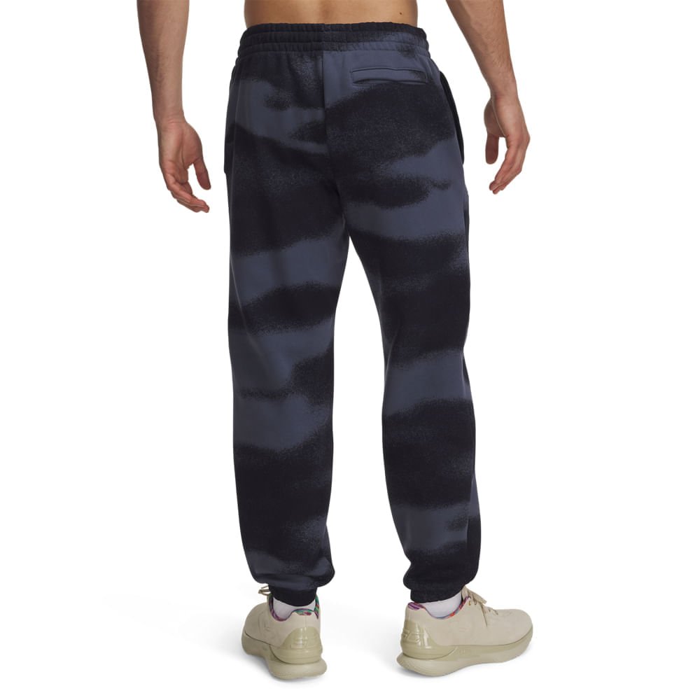 Calça de Basquete Under Armour Curry Splash Graphic Masculina Cinza 3