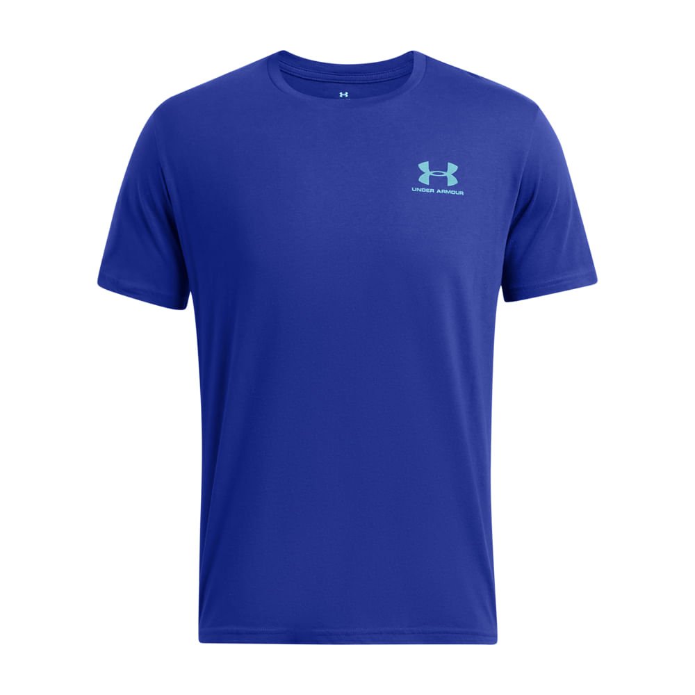 Camiseta Sportstyle Under Armour Left Chest Masculina Azul 2