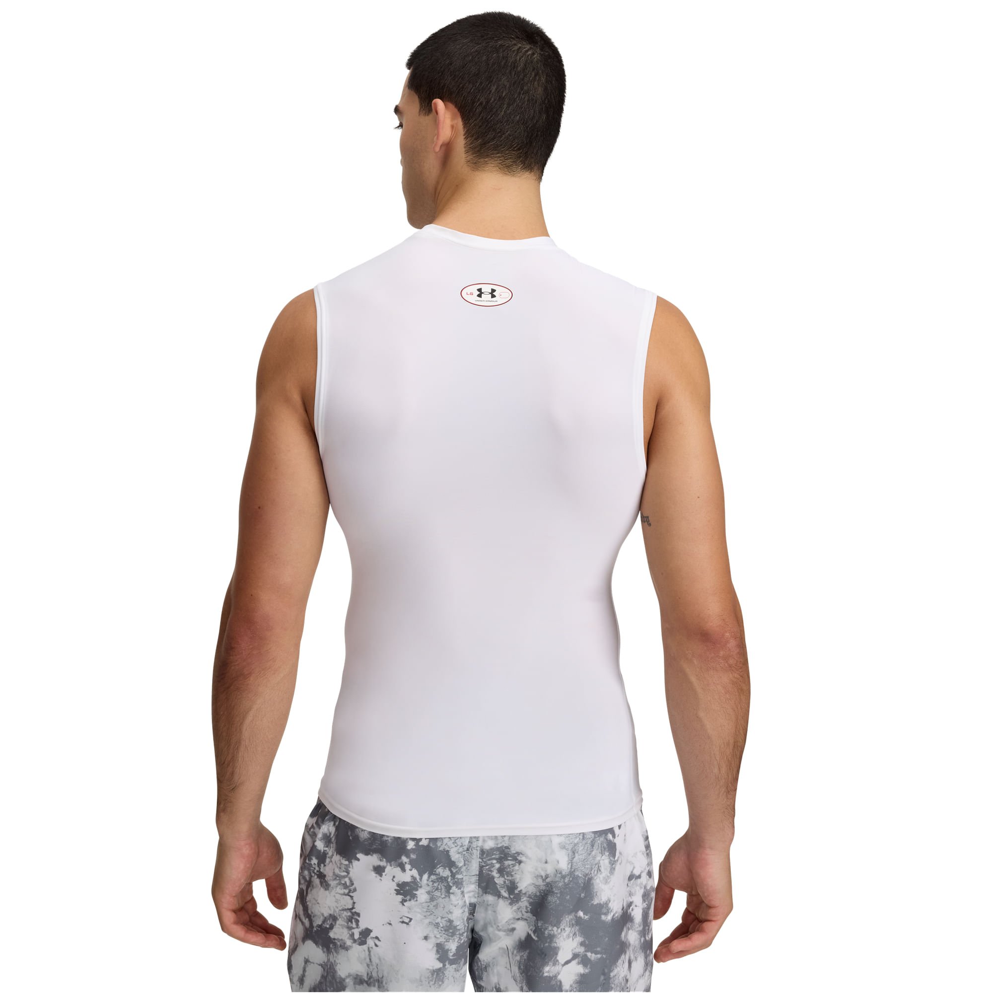 Regata de Treino Under Armour HeatGear OG Masculina Branco 2