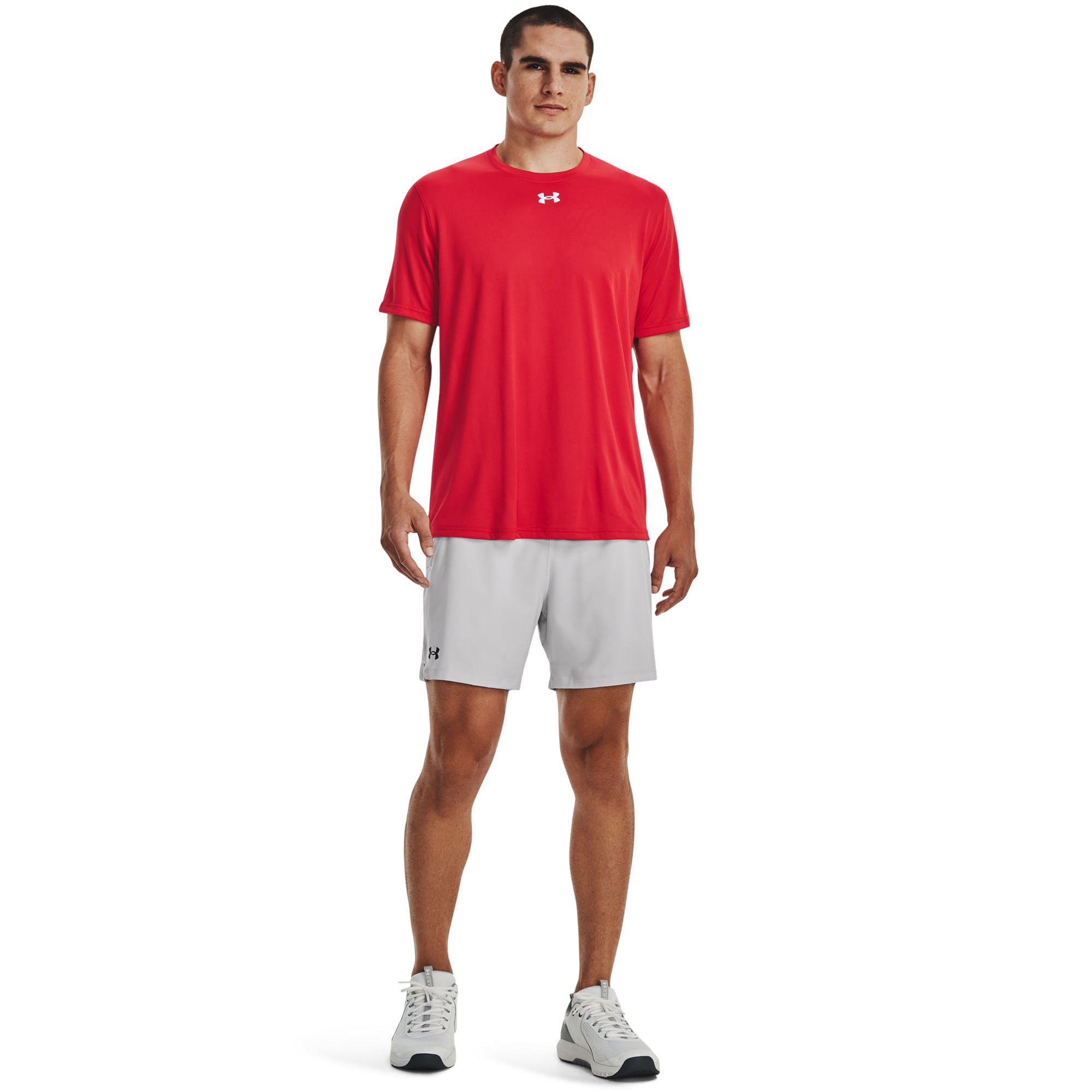 Camiseta de Treino Under Armour Team Tech Masculina Vermelho 3