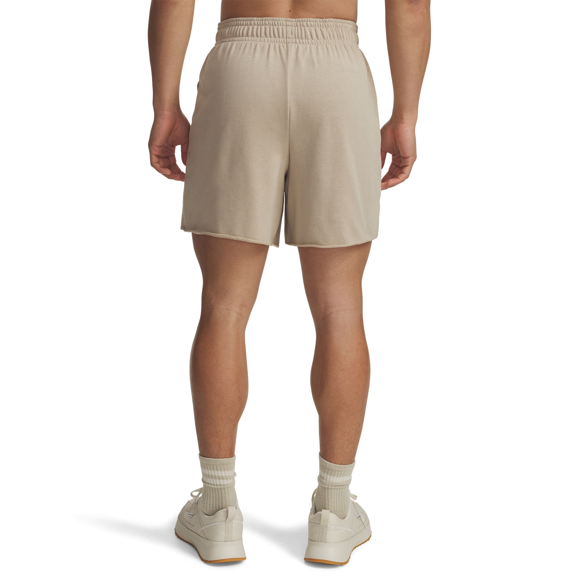 Shorts Sportstyle Under Armour Rival Terry Masculino Bege 2
