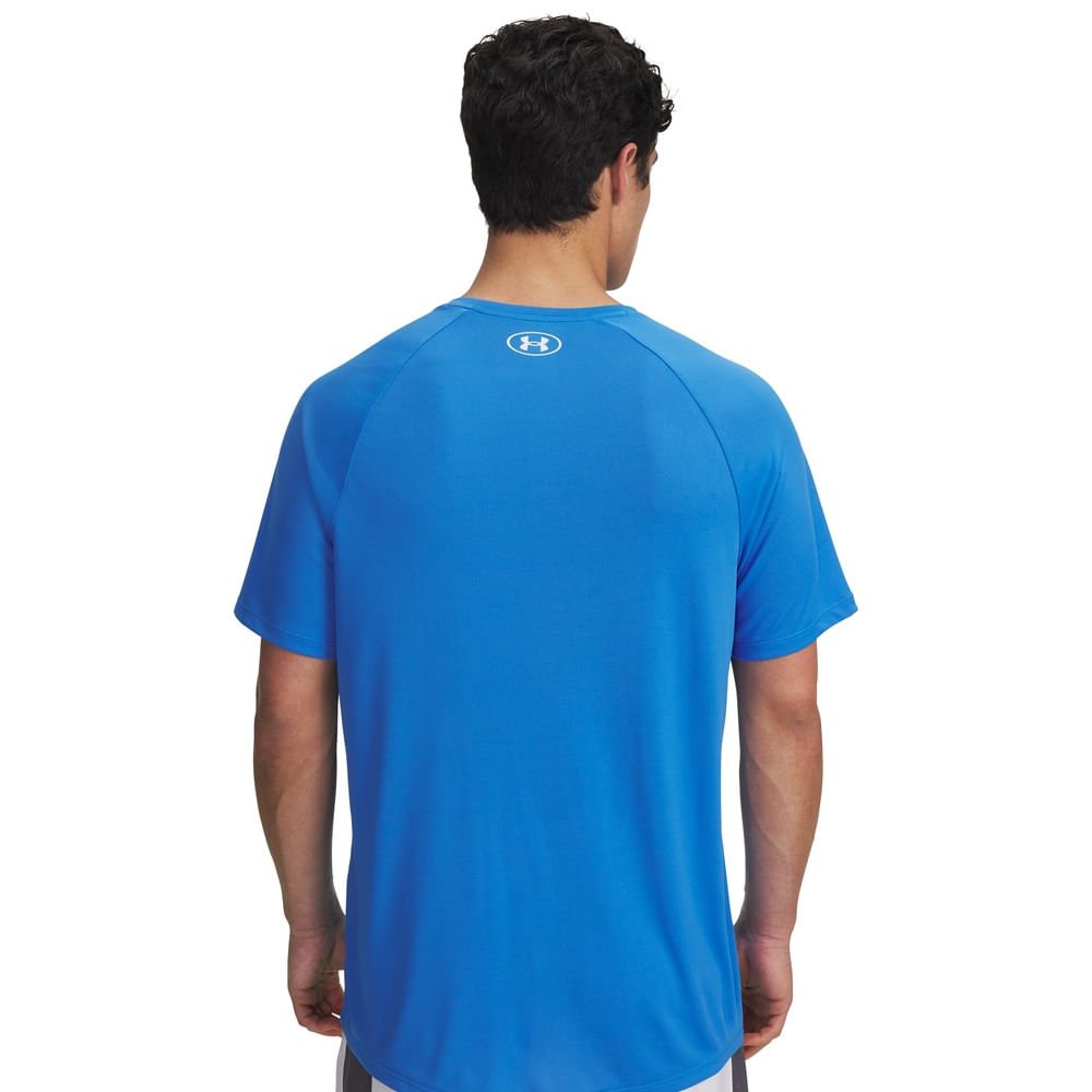 Camiseta de Treino Under Armour Tech 2.0 Masculina Azul 2