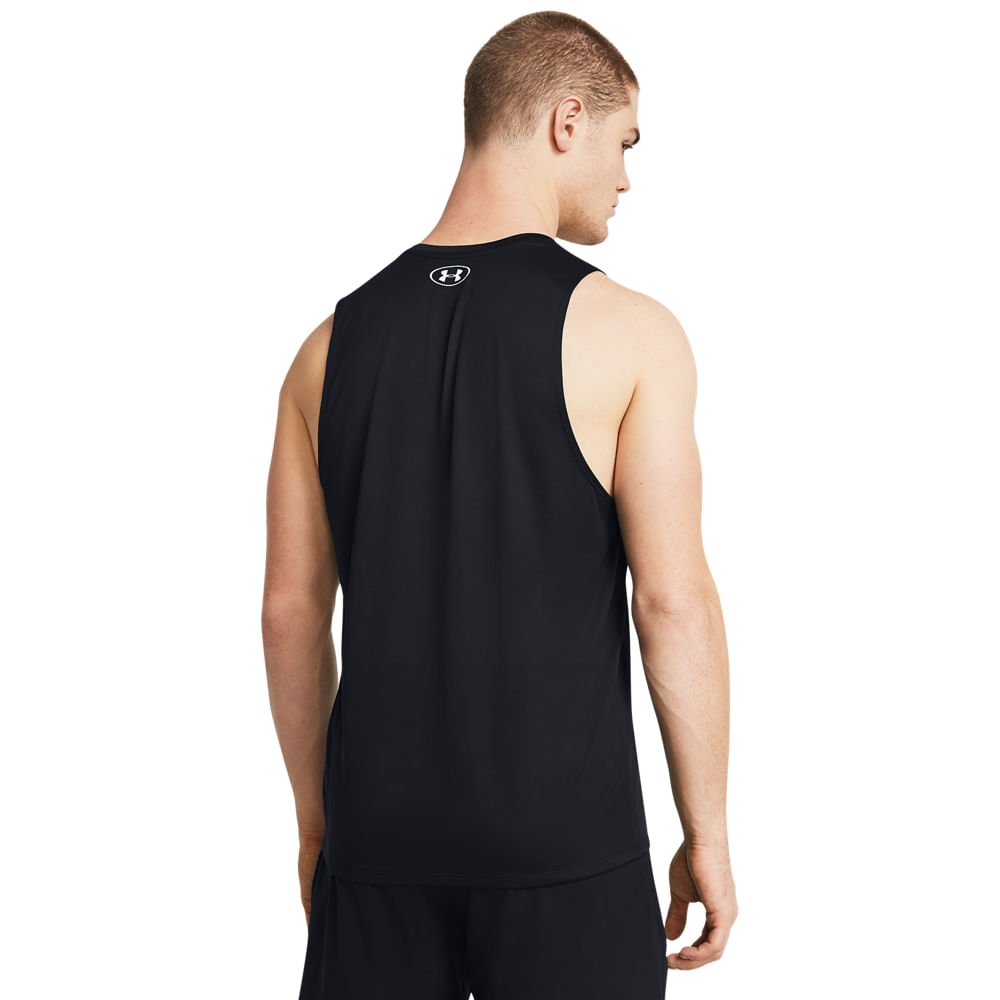 Regata de Treino Under Armour Tech Tank Masculina Preto 2