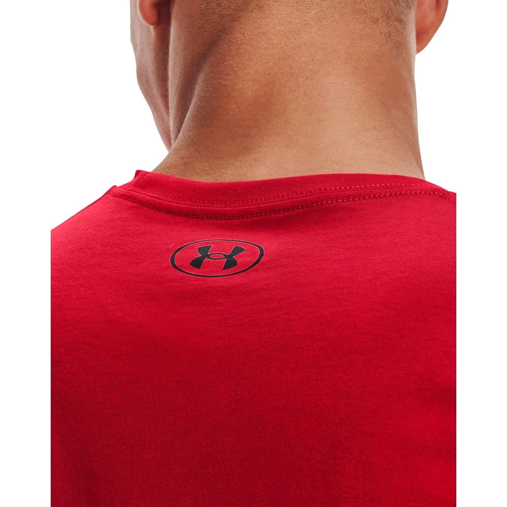 Camiseta Sportstyle Under Armour Left Chest Masculina Vermelho 4