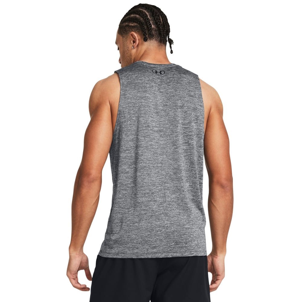 Regata de Treino Under Armour Tech Tank Masculina Cinza 2
