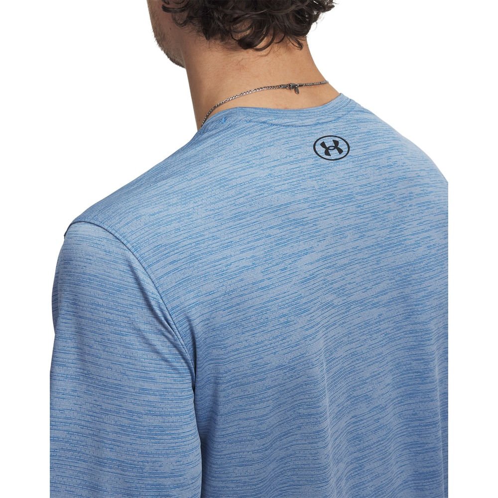 Camiseta de Treino Under Armour Tech Vent Masculina Azul 3