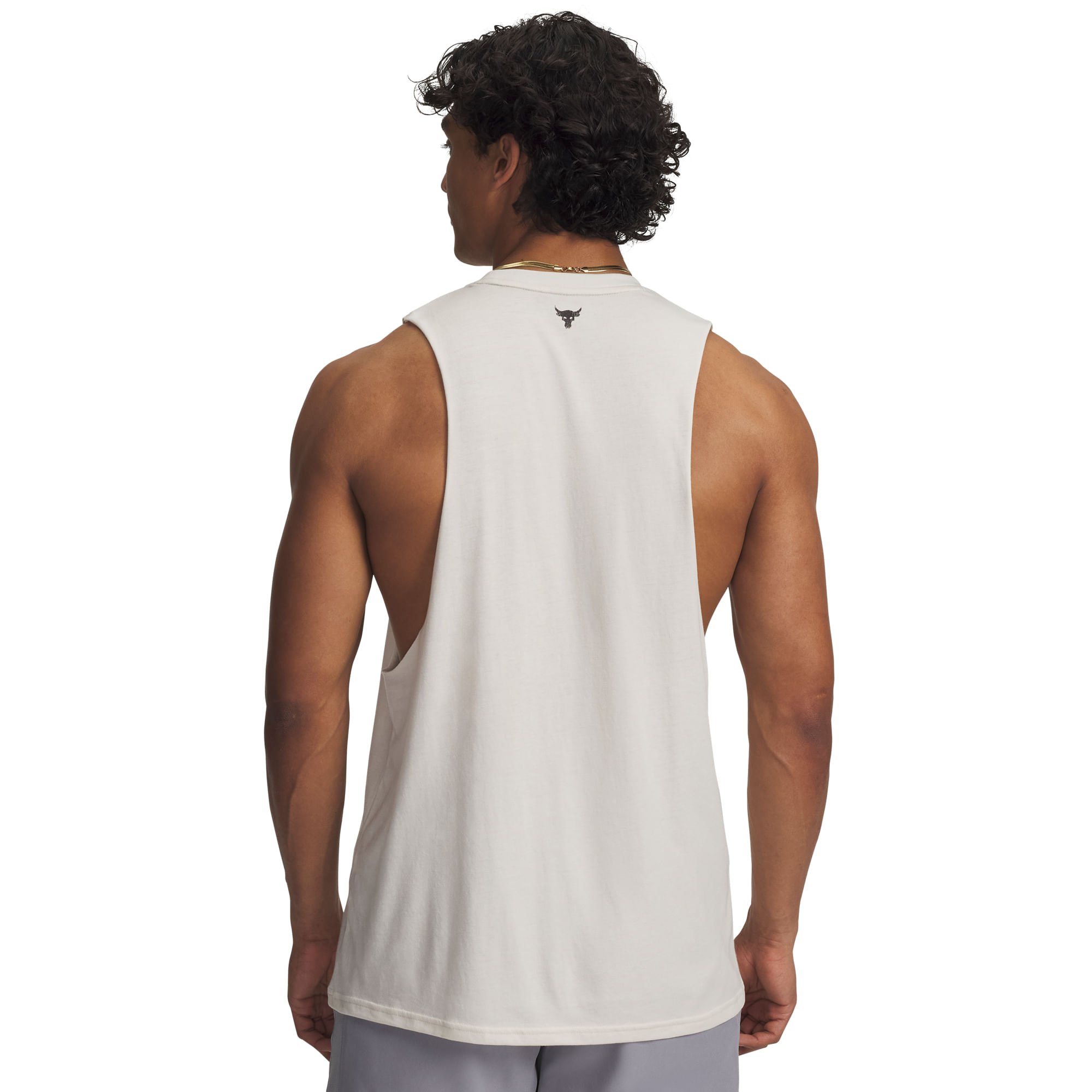Regata Sporstyle Under Armour Project Rock Payoff Masculina Branco 2