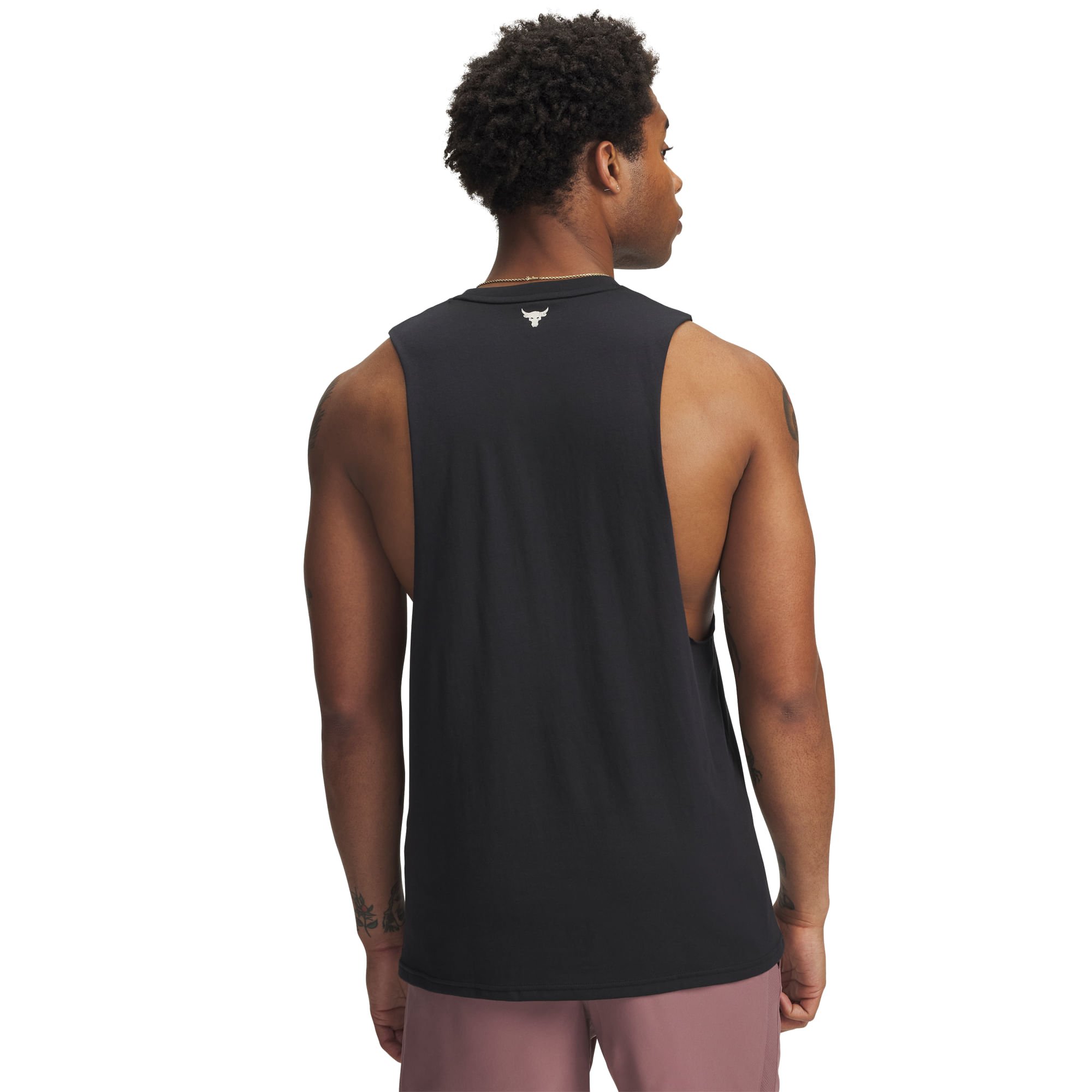 Regata Sporstyle Under Armour Project Rock Payoff Tank Masculina Preto 2