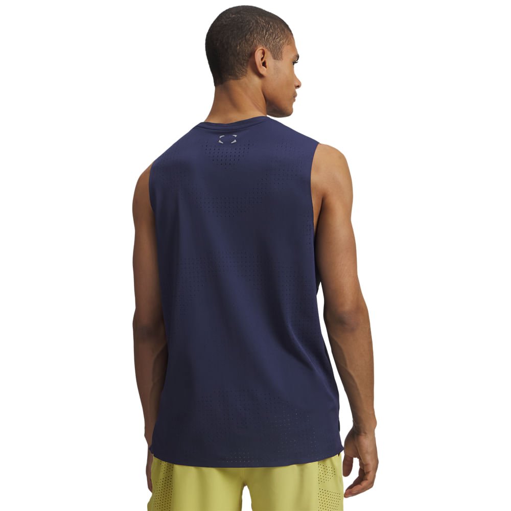 Regata de Treino Under Armour Halo Vent SL Masculina Azul Marinho 2