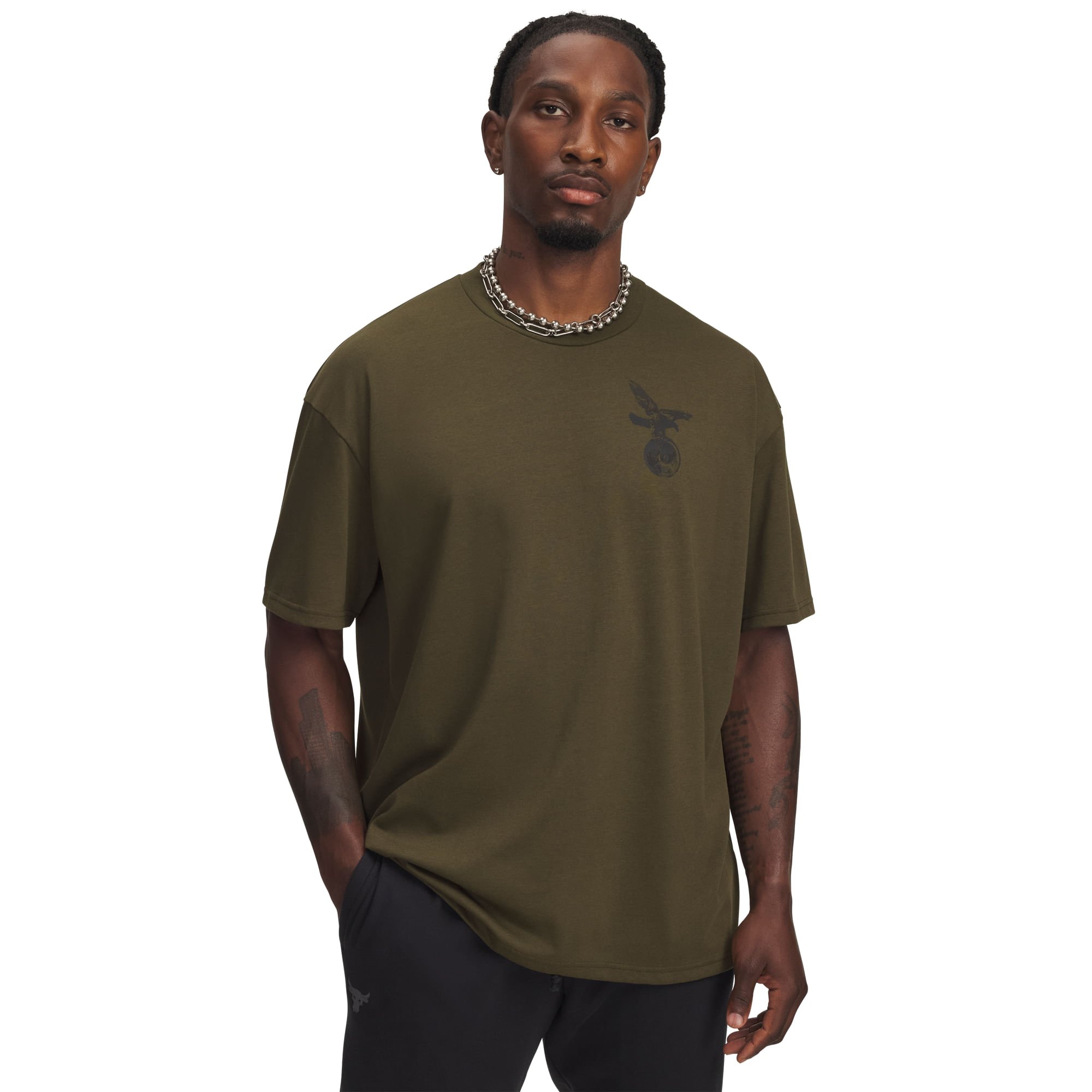 Camiseta Sportstyle Under Armour Project Rock Q4 Masculina