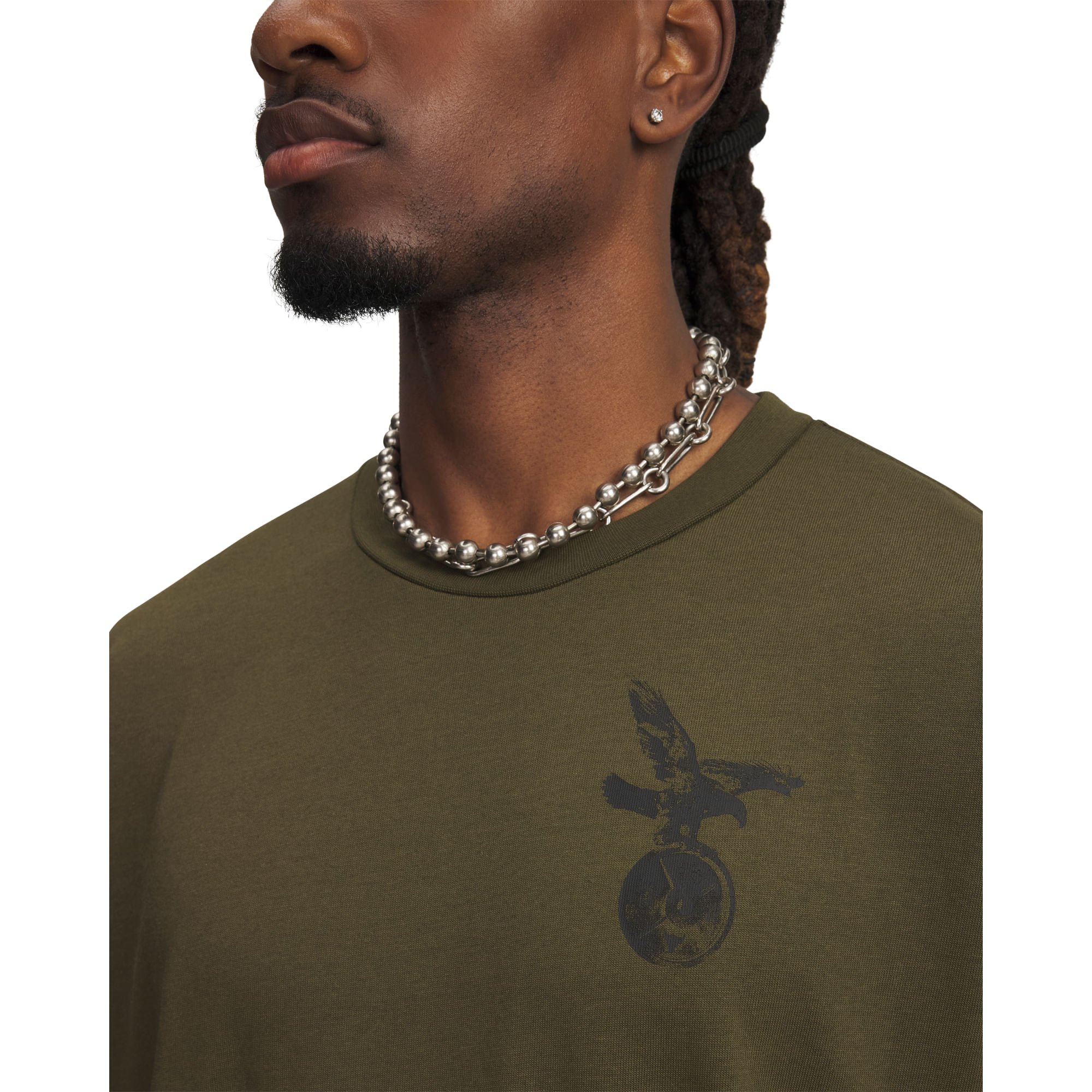 Camiseta Sportstyle Under Armour Project Rock Q4 Masculina Verde 3