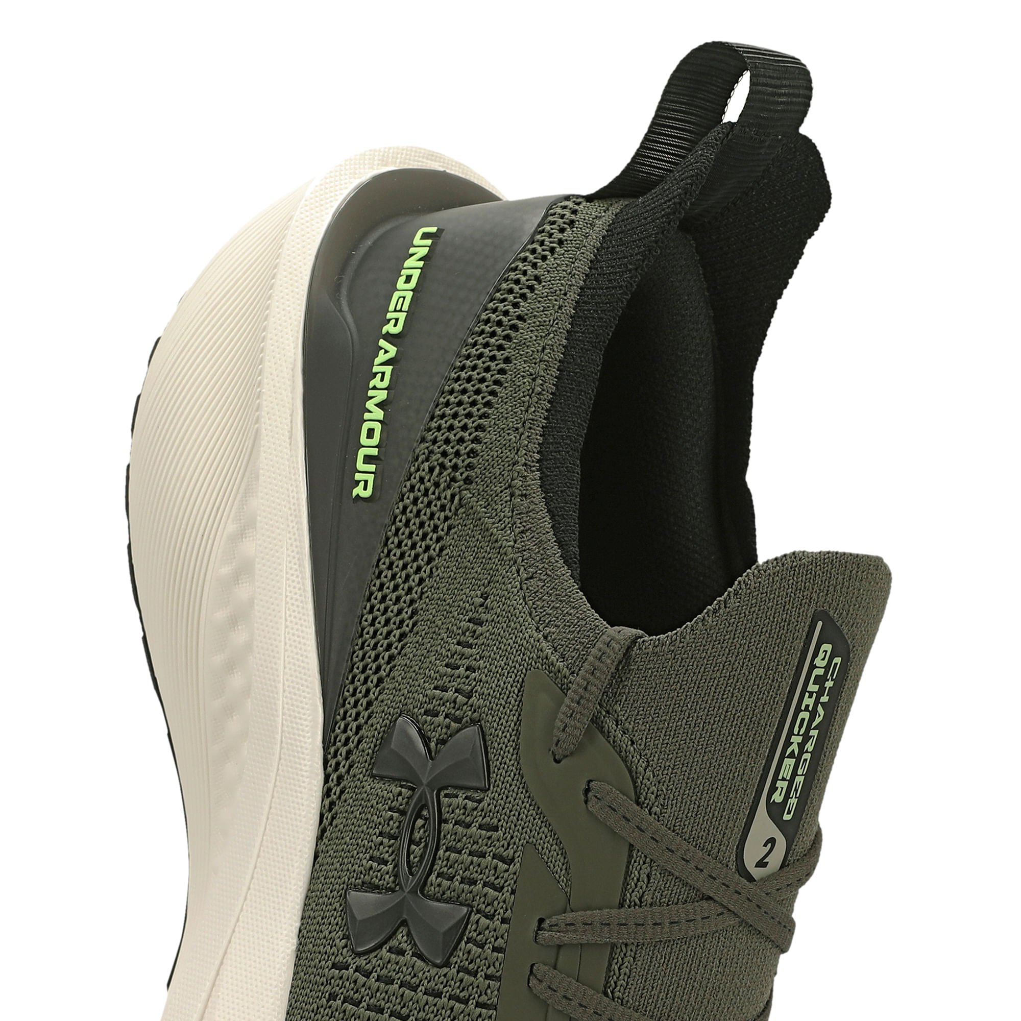 Tênis de Corrida Under Armour Charged Quicker 2 Masculino Verde 8