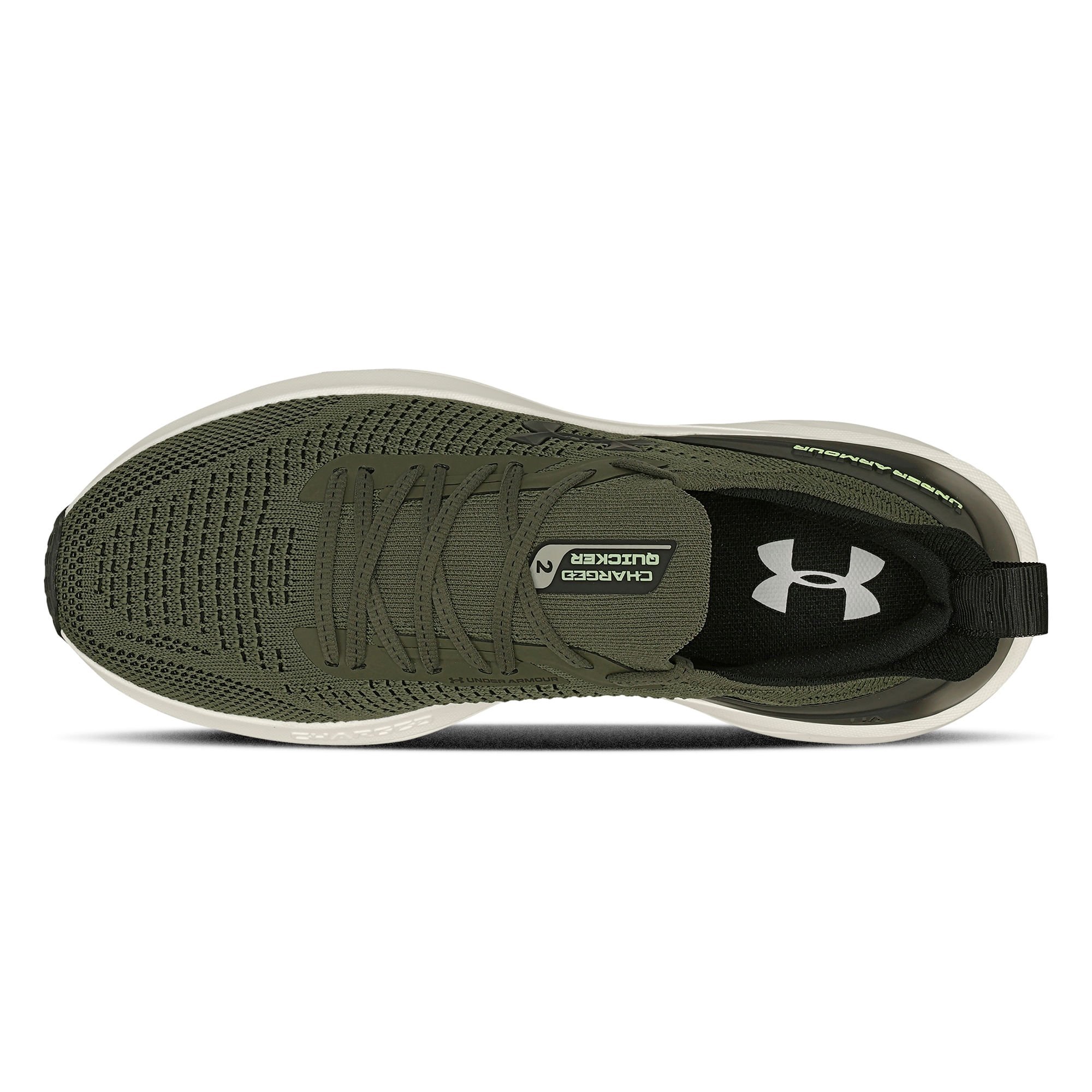 Tênis de Corrida Under Armour Charged Quicker 2 Masculino Verde 7
