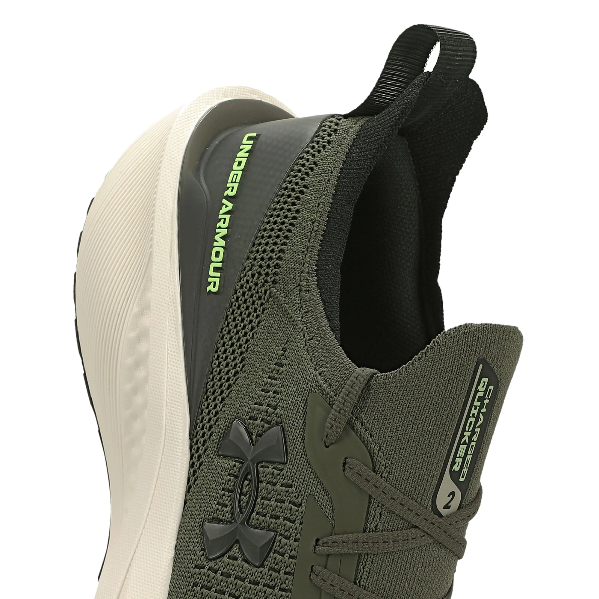Tênis de Corrida Under Armour Charged Quicker 2 Masculino Verde 5