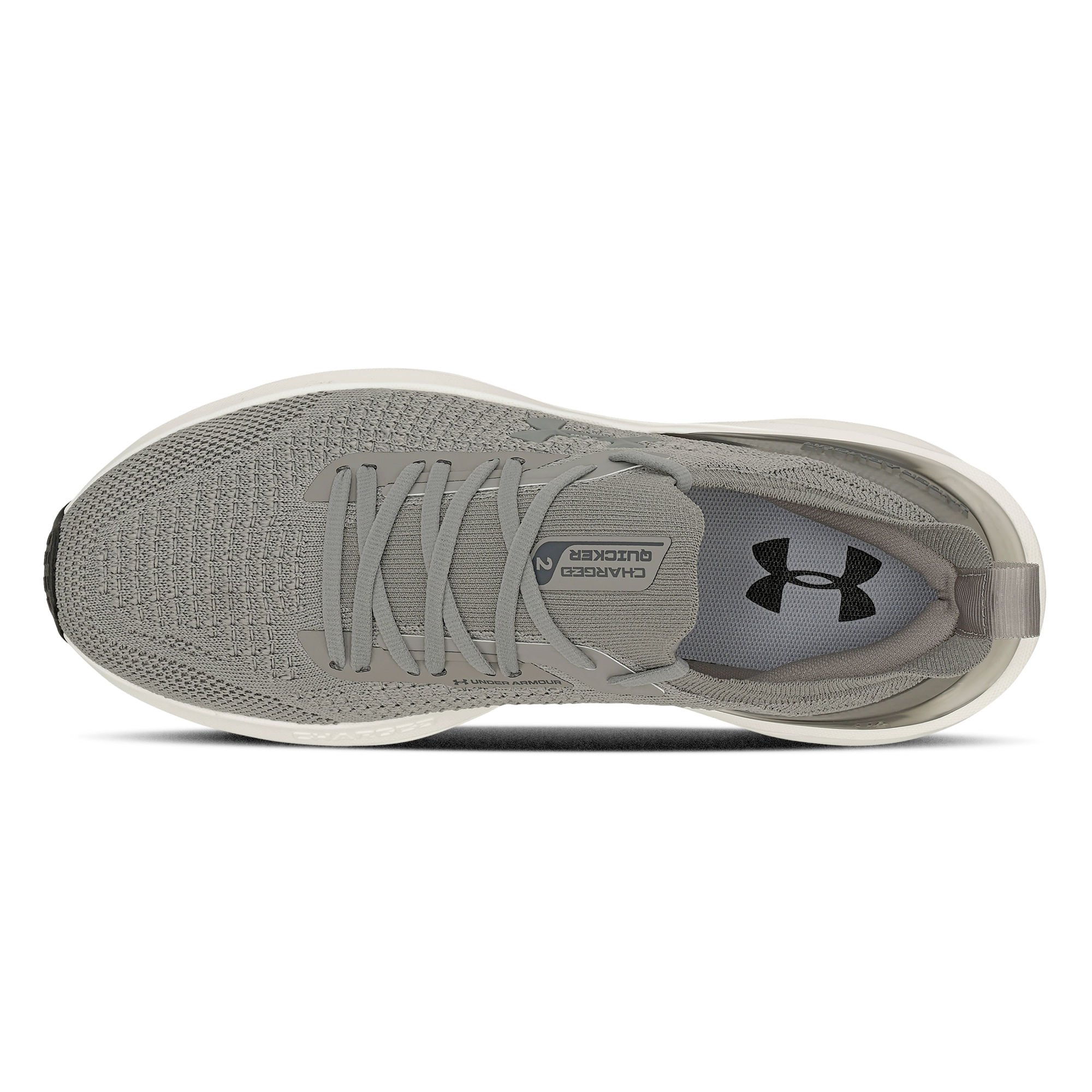 Tênis de Corrida Under Armour Charged Quicker 2 Masculino Cinza 2