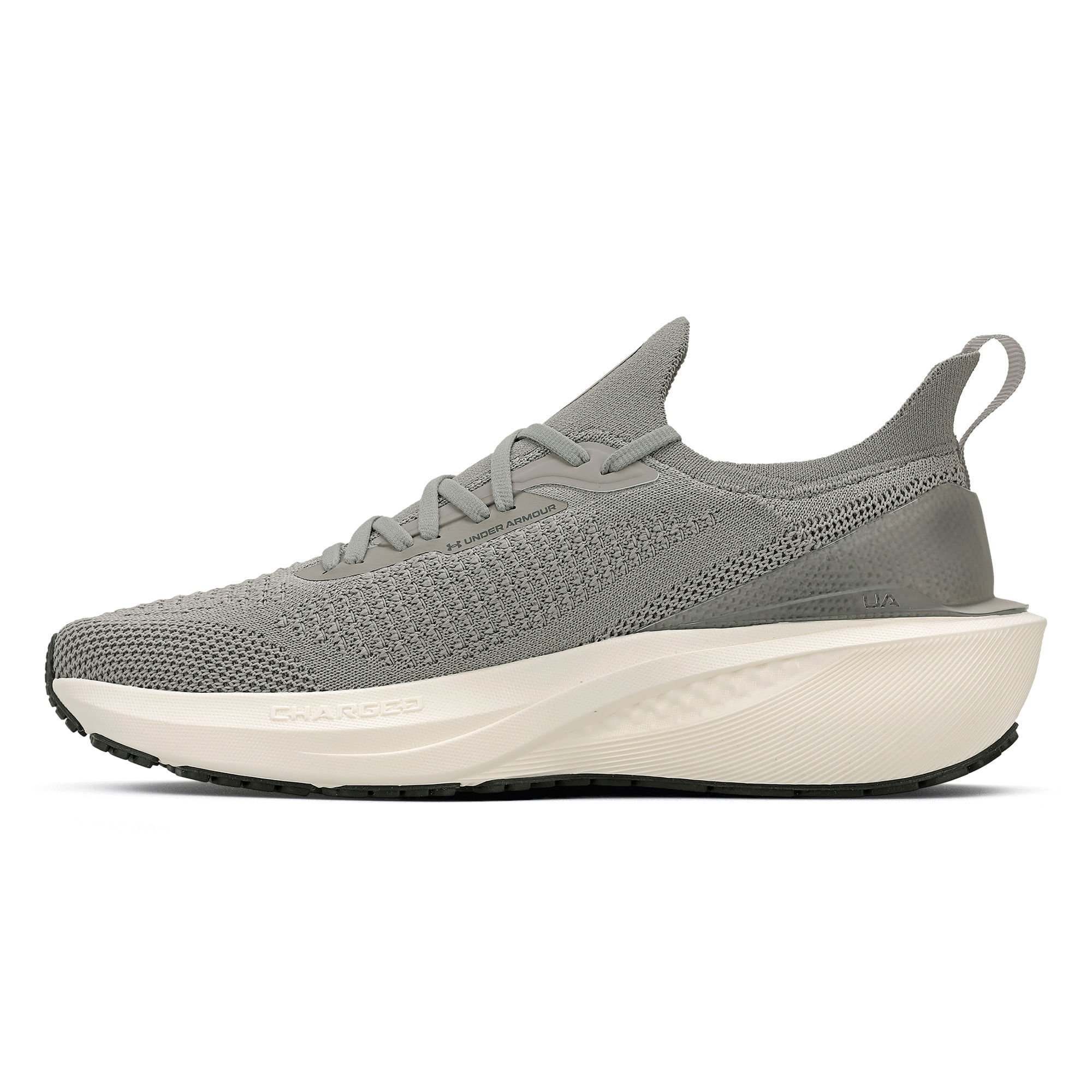 Tênis de Corrida Under Armour Charged Quicker 2 Masculino Cinza 4
