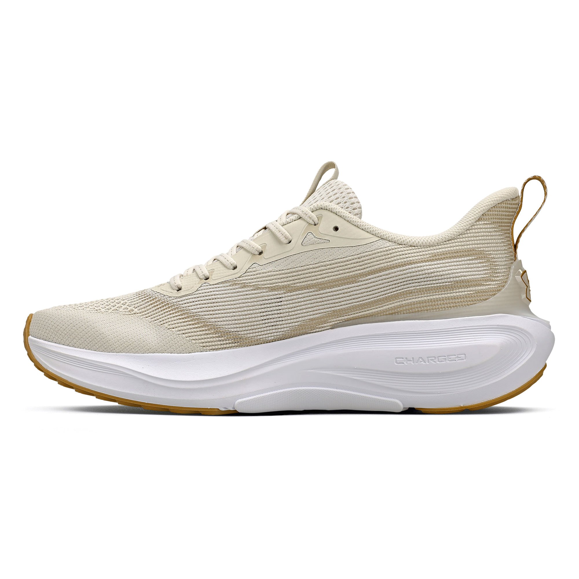 Tênis de Corrida Under Armour Charged Skyline 5 Masculino Bege 5