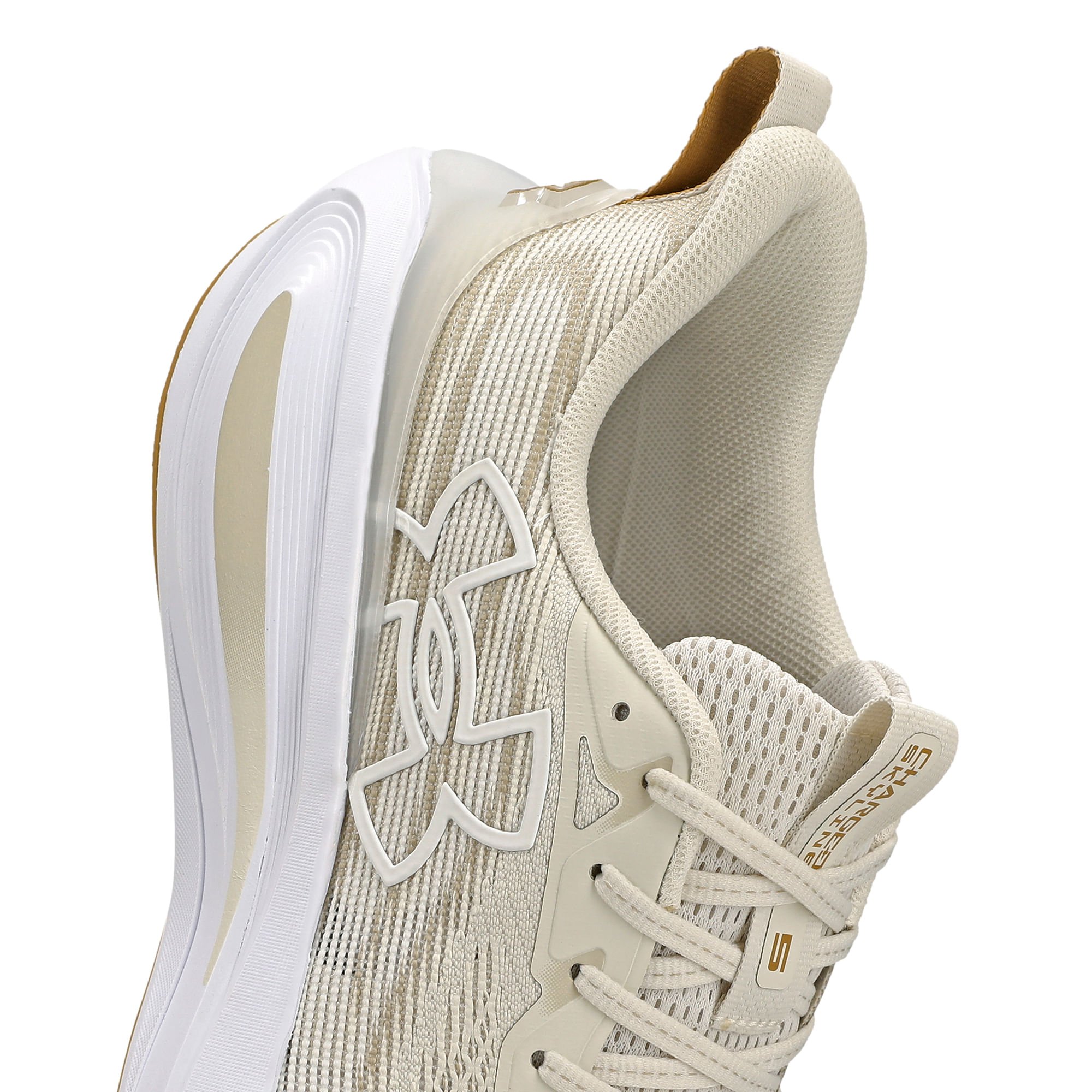 Tênis de Corrida Under Armour Charged Skyline 5 Masculino Bege 8