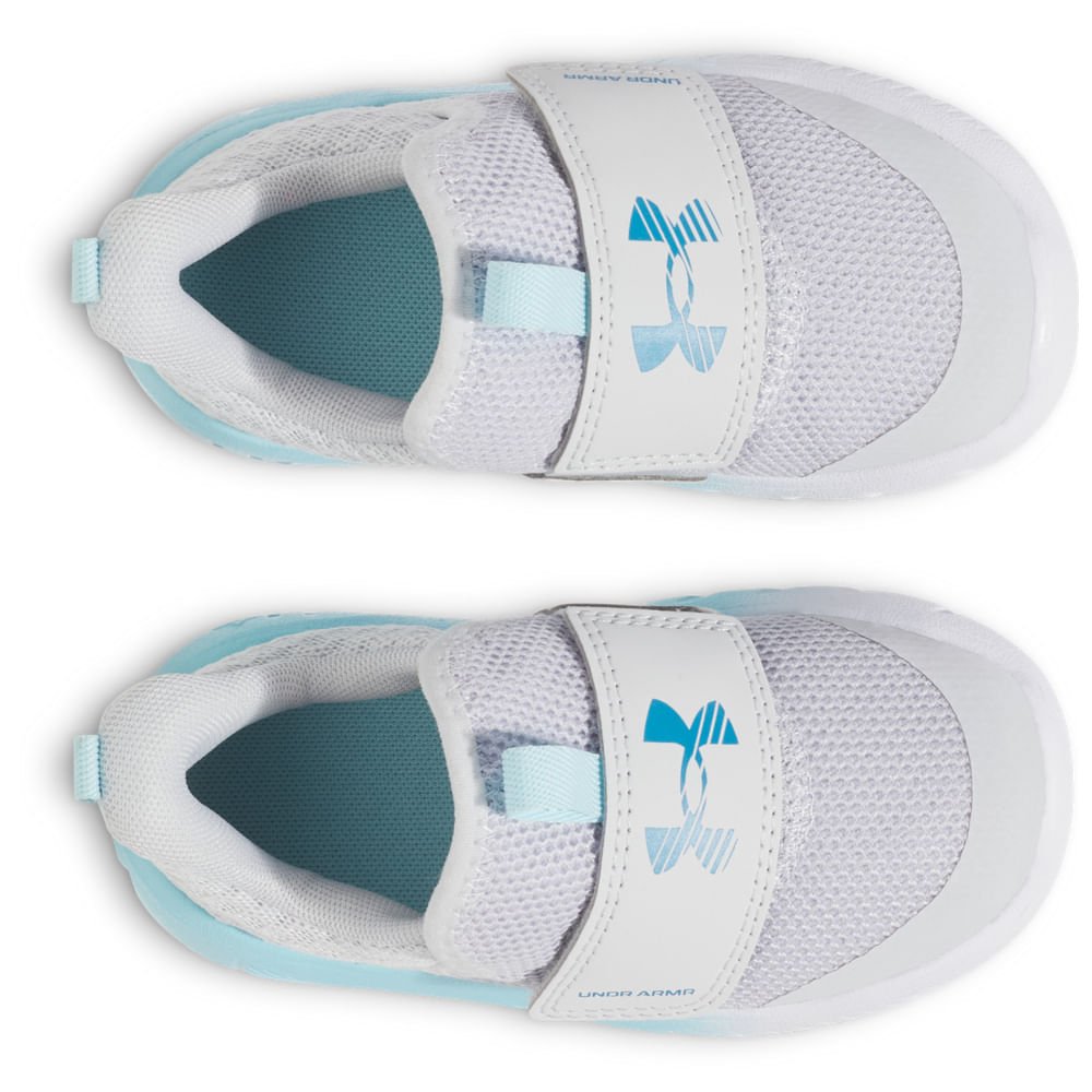Tênis de Corrida Under Armour Flash Infantil Cinza 4