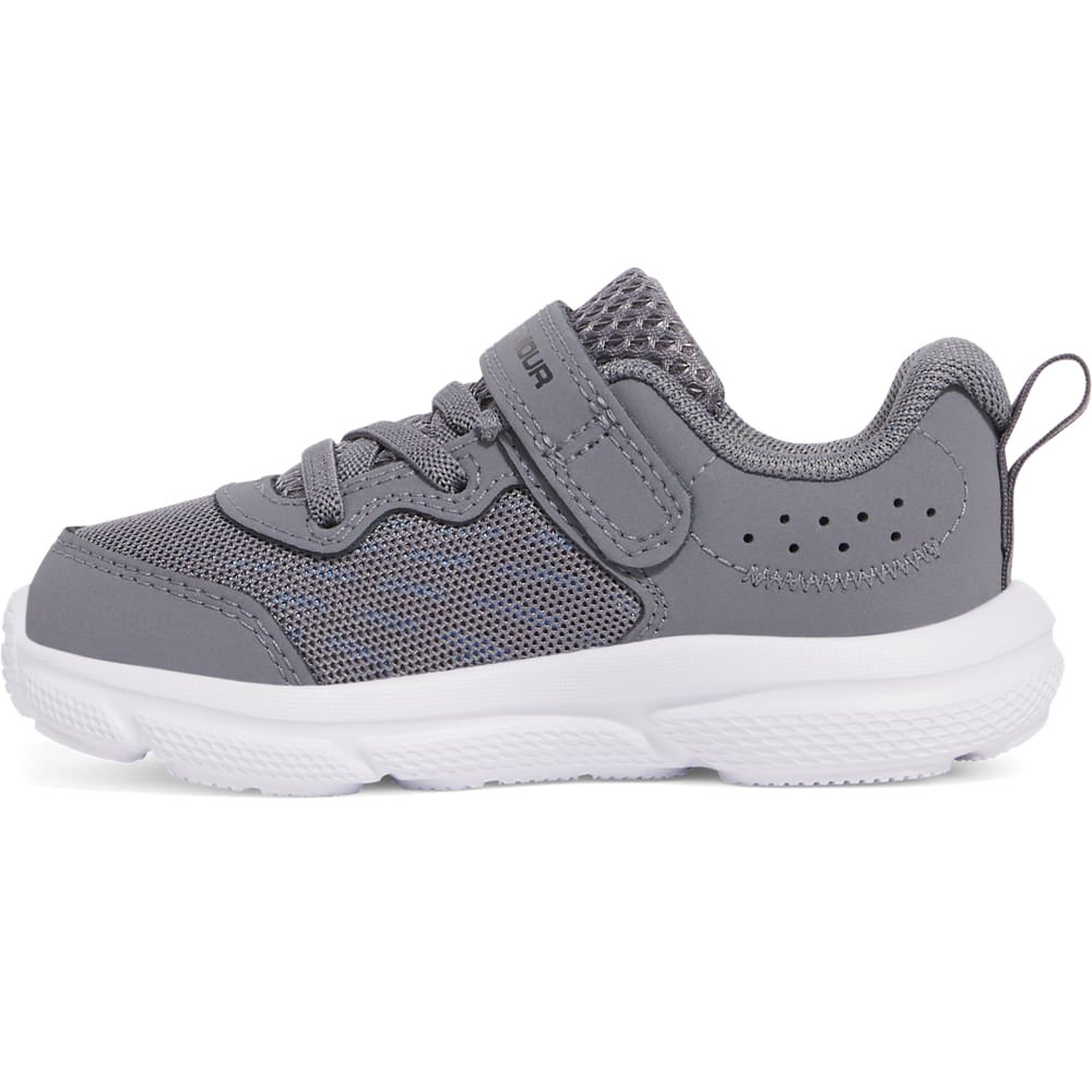 Tênis de Corrida Under Armour Assert 10 AC Infantil Cinza 3