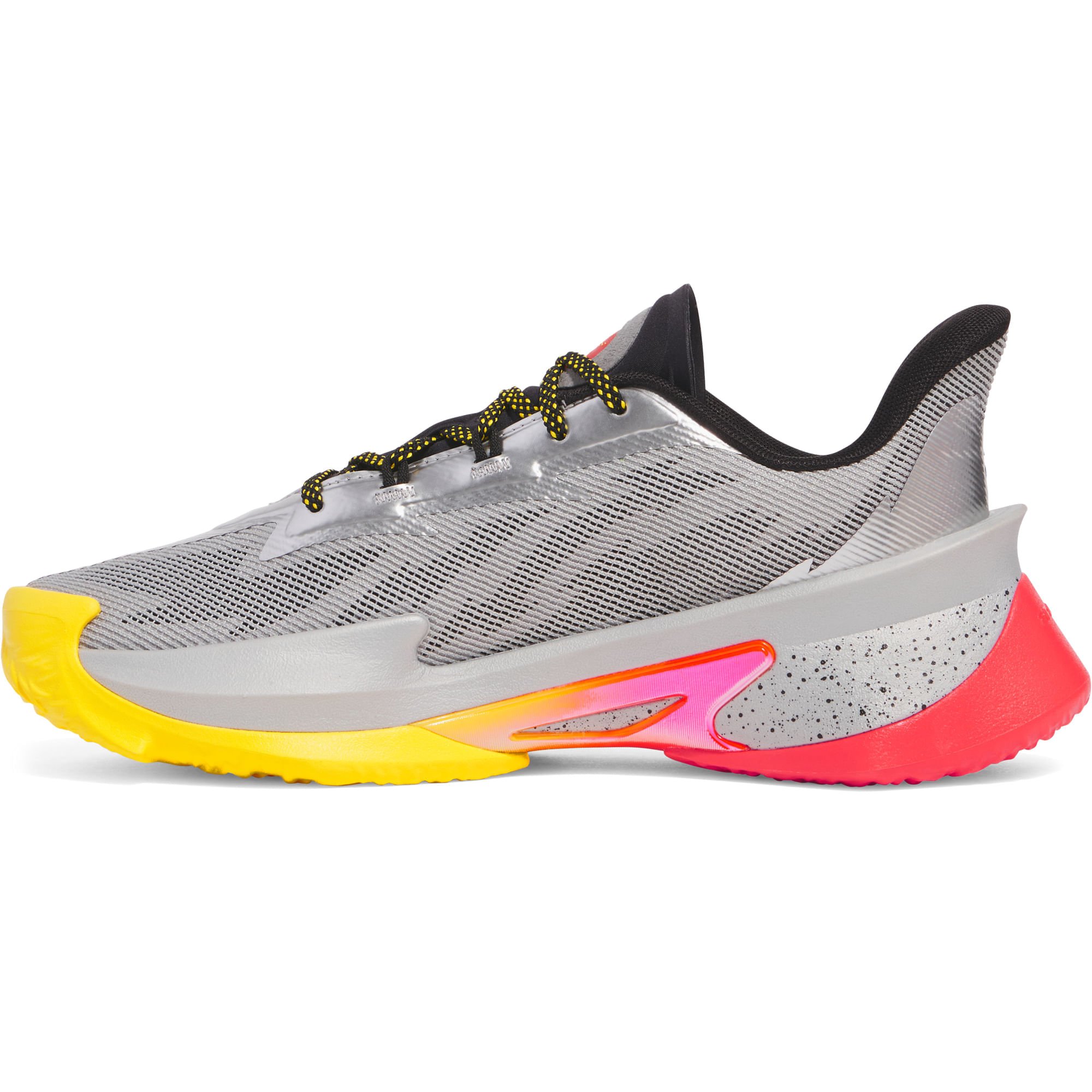 Tênis de Basquete Under Armour Curry Series 7 Prata 4