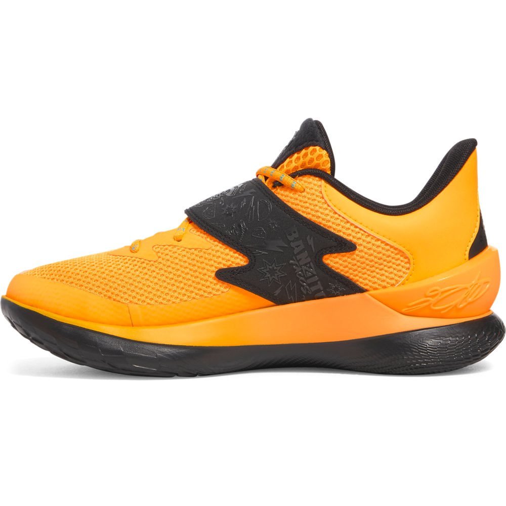 Tênis de Basquete Under Armour Curry Fox Banzitos Laranja 4