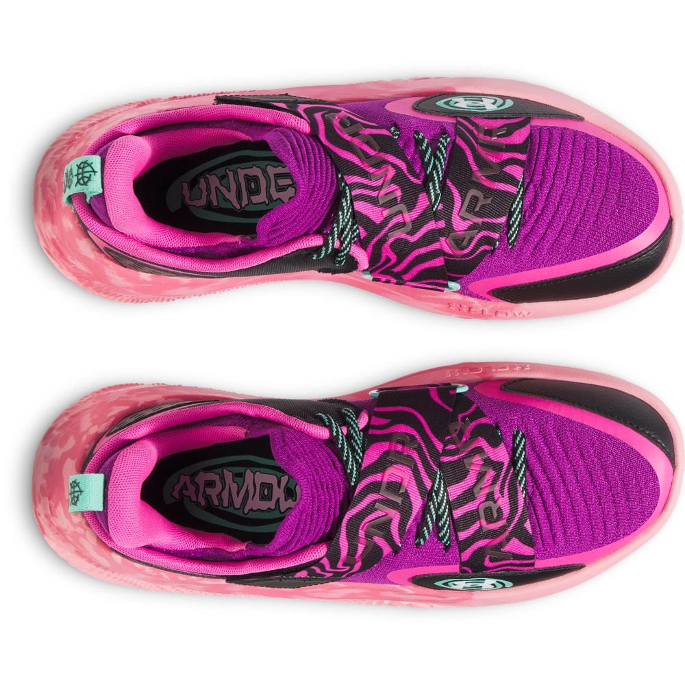 Tênis de Basquete Under Armour Flow Futr X 4 MM Roxo 3