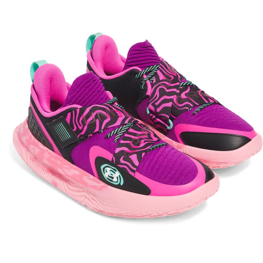 Tênis de Basquete Under Armour Flow Futr X 4 MM Roxo 2