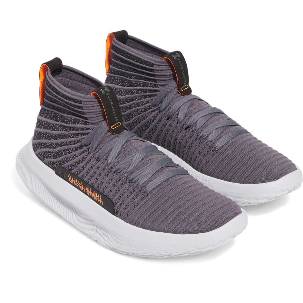 Tênis de Basquete Under Armour Futr X Elite Cinza 3
