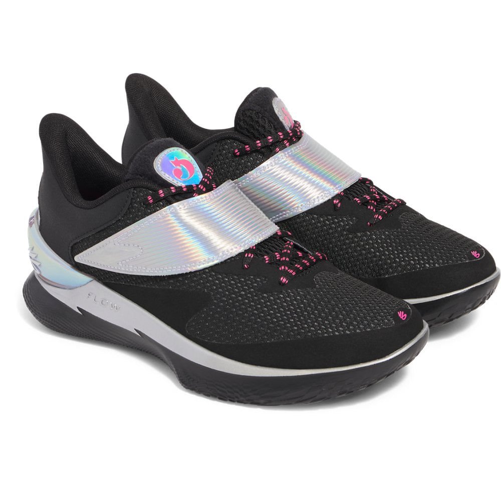 Tênis de Basquete Under Armour Curry Fox 1 Gamer Preto 2