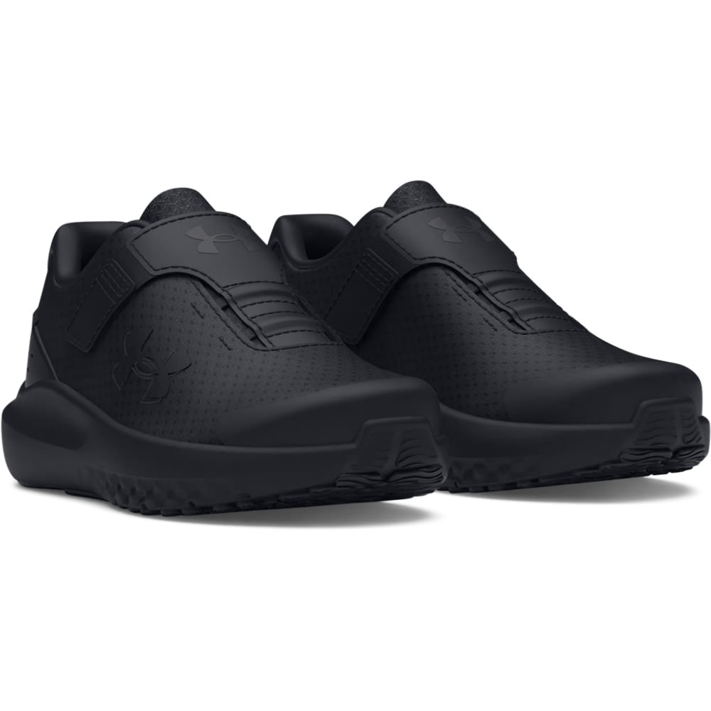 Tênis de Corrida Under Armour Surge 4 Infantil Preto 2