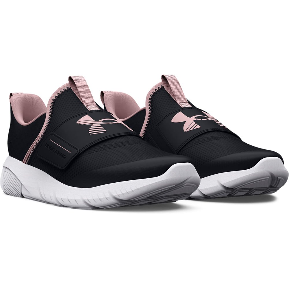 Tênis de Corrida Under Armour Flash Infantil Preto 2