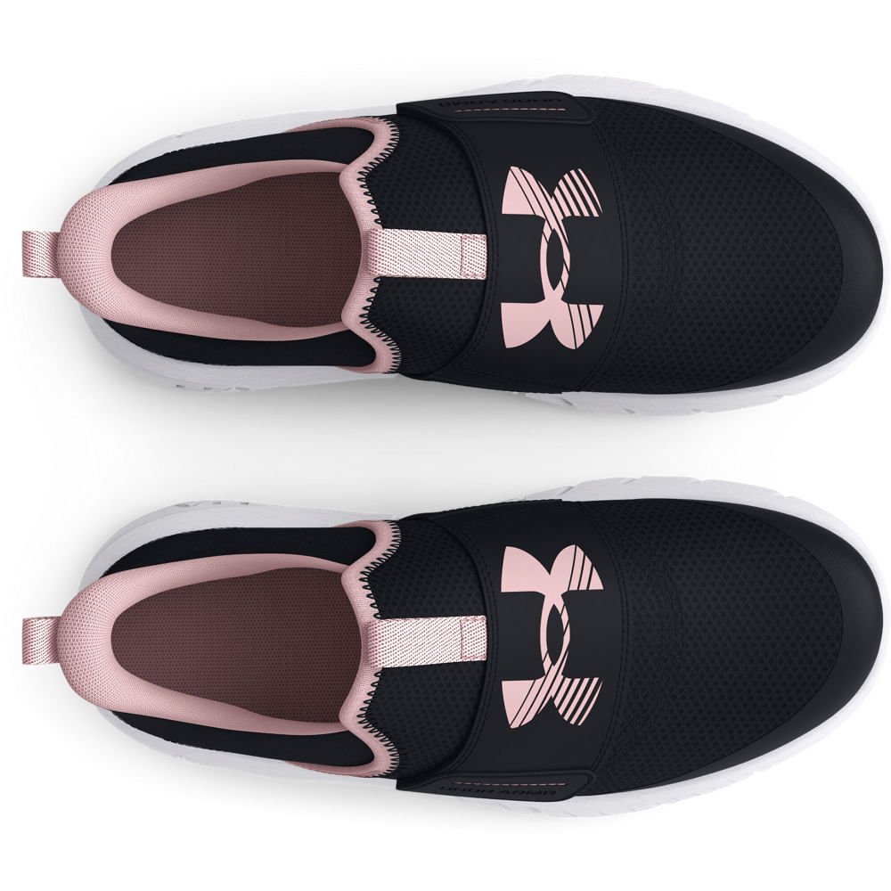 Tênis de Corrida Under Armour Flash Infantil Preto 4