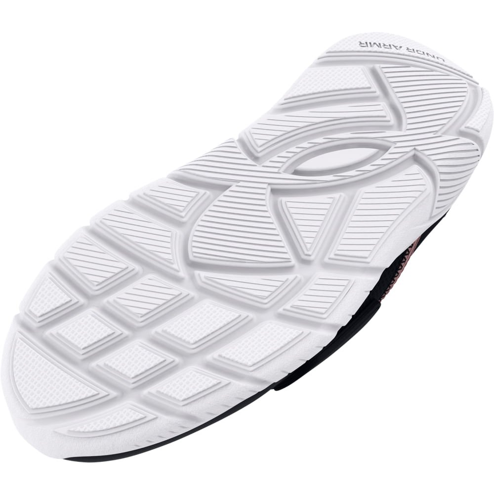 Tênis de Corrida Under Armour Flash Infantil Preto 5