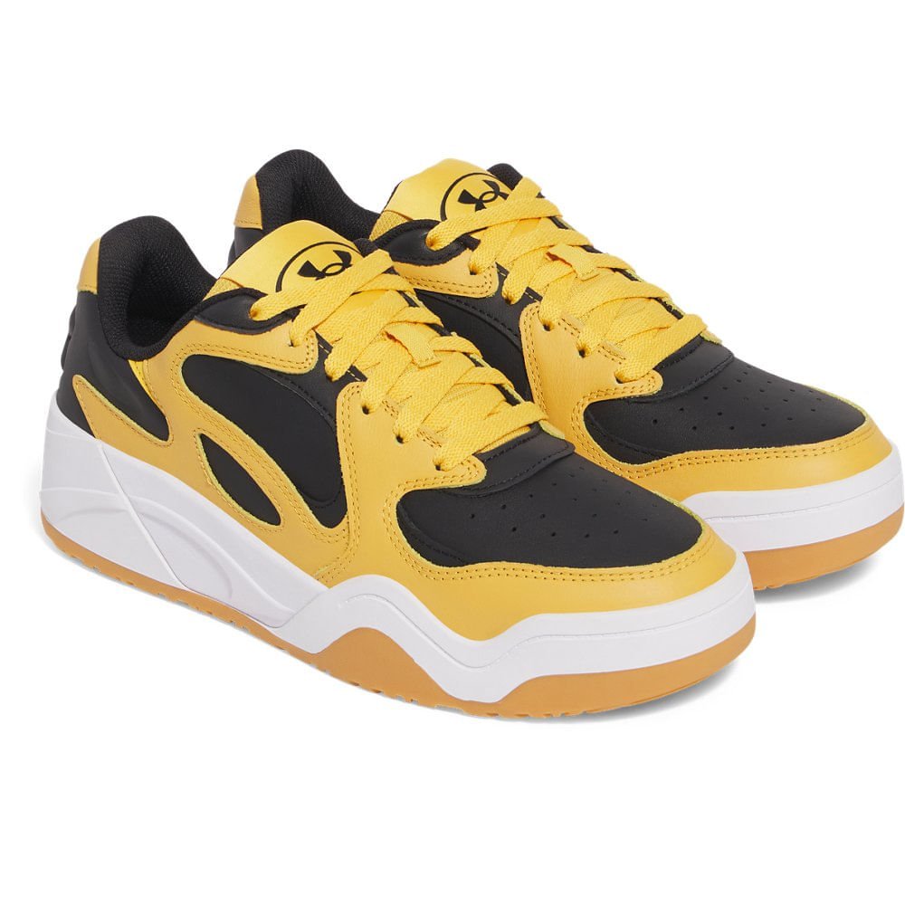Tênis Under Armour Court Anatomix Amarelo/Preto 2
