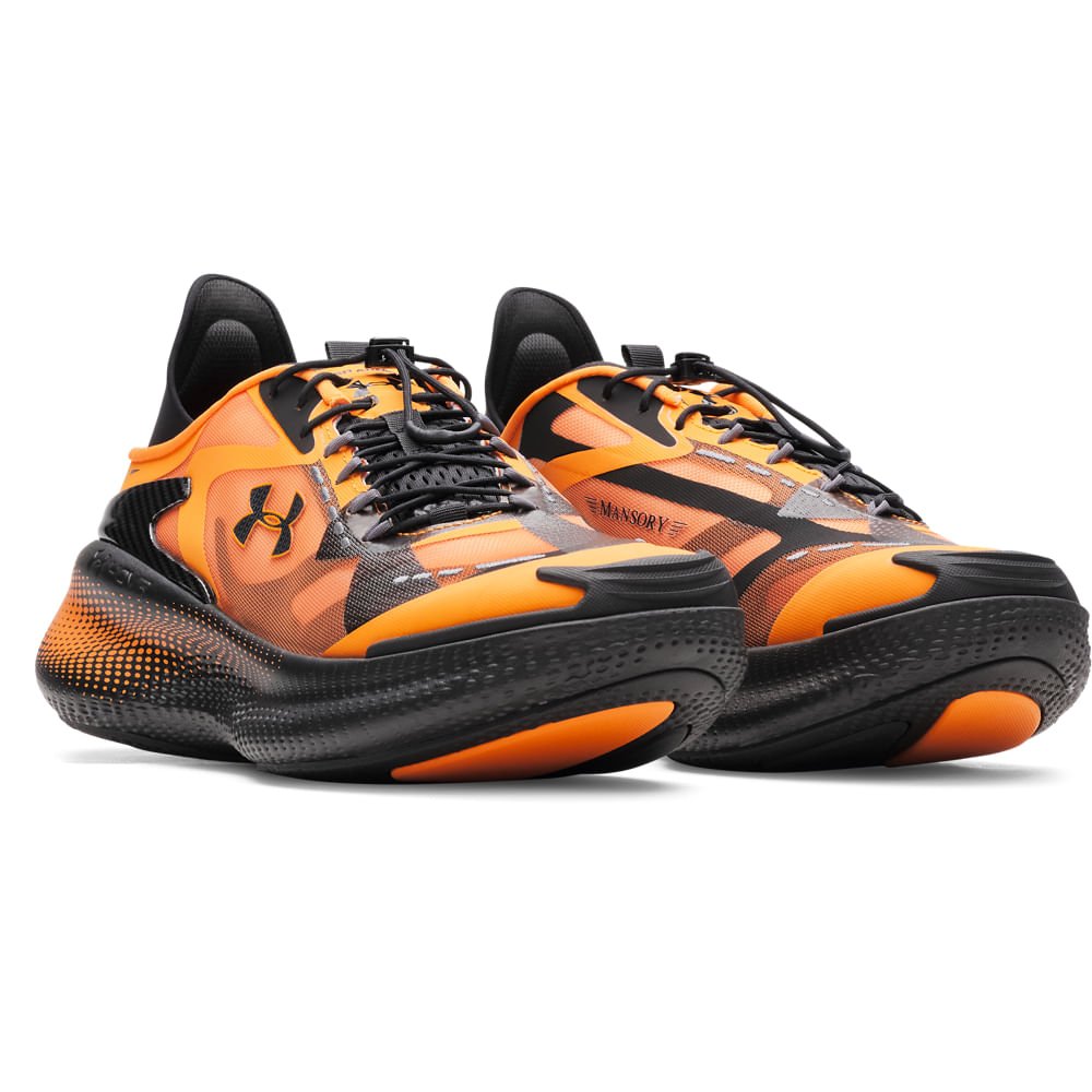 Tênis Sporstyle Under Armour Echo x Mansory Preto/Laranja 3