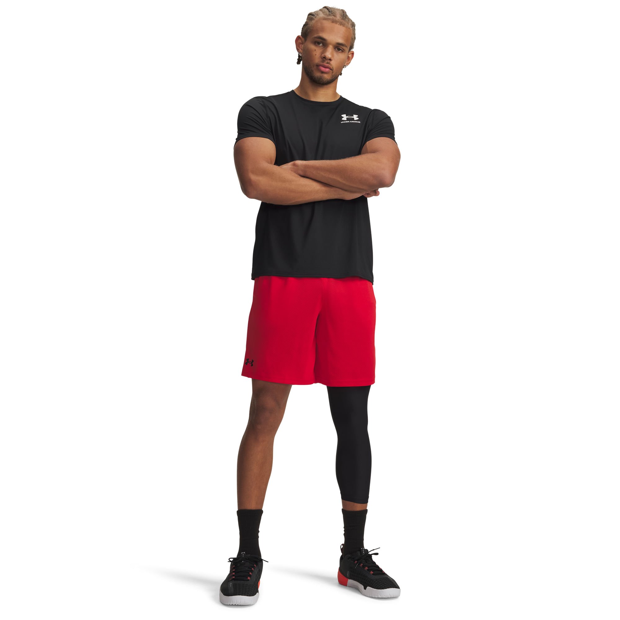 Shorts de Treino Under Armour Tech Mesh Masculino Vermelho 5